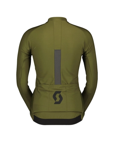 Veste coupe-vent Femme RC PRO WARM HYBRID GORE-TEX WINDSTOPPER Vert Sapin/Noir